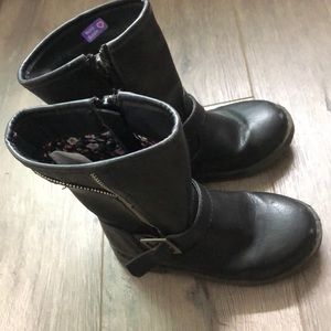 Toddler biker boots